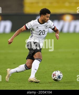 Colonia, Germania. 2020 ottobre, 13.10.2020. Primo:   Calcio, Calcio: UEFA NATIONS LEAGUE, Landerspiel Nationalmannschaft Germania, GER - Svizzera, sui 3: 3 Serge GNABRY, GER, azione individuale | Use worldwide Credit: dpa/Alamy Live News Foto Stock