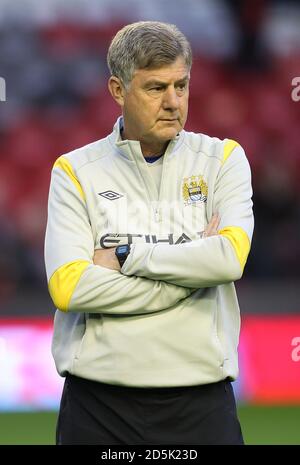 Manchester City, assistente manager Brian Kidd Foto Stock