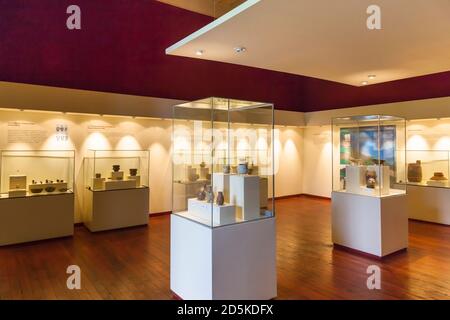 La galleria della cultura amazzonica, 'Museo Nazionale di Archeologia, Antropologia e Storia del Perù', Lima, Perù, Sud America Foto Stock