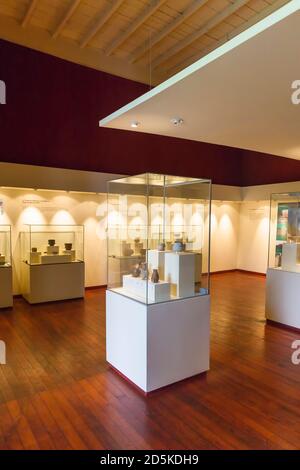 La galleria della cultura amazzonica, 'Museo Nazionale di Archeologia, Antropologia e Storia del Perù', Lima, Perù, Sud America Foto Stock