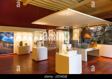 La galleria della cultura amazzonica, 'Museo Nazionale di Archeologia, Antropologia e Storia del Perù', Lima, Perù, Sud America Foto Stock