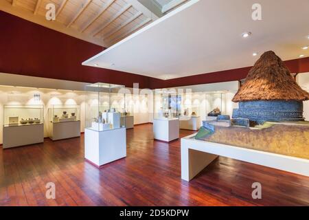 La galleria della cultura amazzonica, 'Museo Nazionale di Archeologia, Antropologia e Storia del Perù', Lima, Perù, Sud America Foto Stock