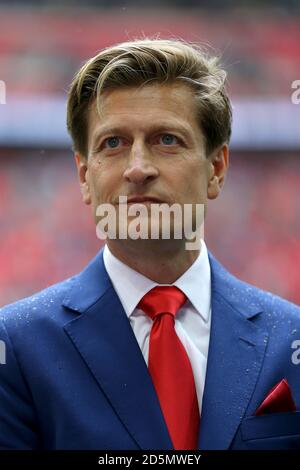 Il Presidente del Crystal Palace, Steve Parish, prima della partita. Foto Stock