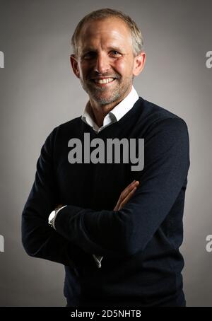 Paul Trollope, responsabile della città di Cardiff, durante la funzione responsabili EFL Scatta Foto Stock