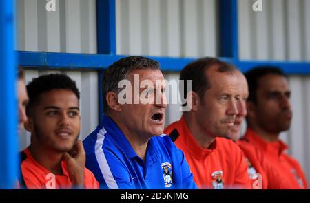 Tony Mowbray, responsabile della città di Coventry. Foto Stock