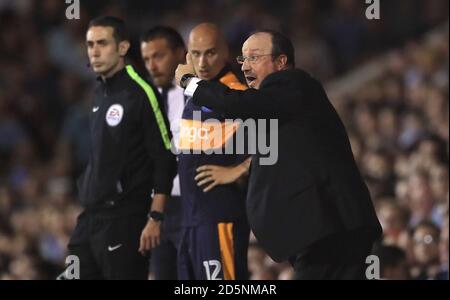 Newcastle United manager Rafael Benitez Foto Stock