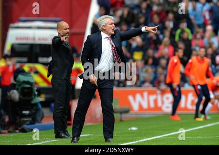 Stoke City manager Mark Hughes Foto Stock