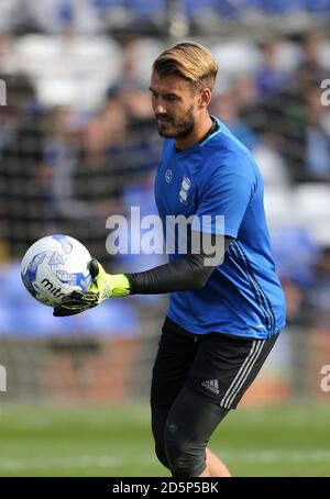 Adam Legzdins, portiere della città di Birmingham Foto Stock