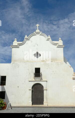 La chiesa di San Jose, costruita nel 1532, è un'architettura gotica spagnola nella vecchia San Juan, Puerto Rico. Foto Stock