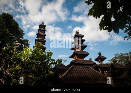 Pura Gunung Lebah (Tempio di Gunung Lebah) a Ubud, Bali Foto Stock
