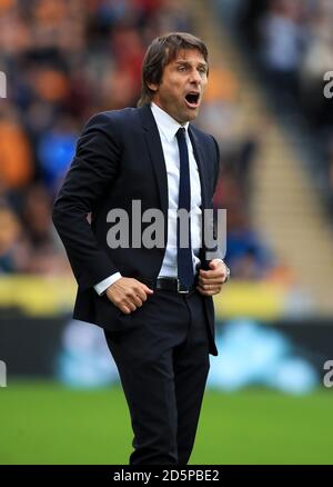 Chelsea manager Antonio Conte Foto Stock