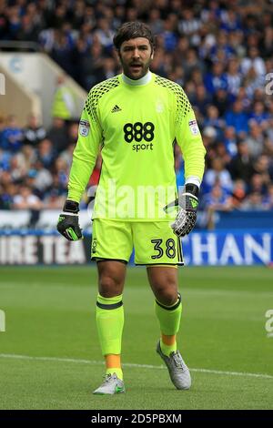 Il Nottingham Forest portiere Vladimir Stojkovic Foto Stock