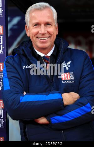 Il palazzo di cristallo manager Alan Pardew Foto Stock