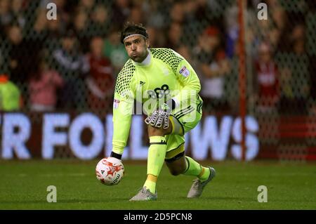 Il Nottingham Forest portiere Vladimir Stojkovic Foto Stock