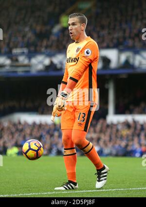 West Ham United portiere Adrian Foto Stock