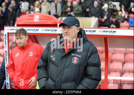 Russell Slade, direttore atletico di Charlton. Foto Stock