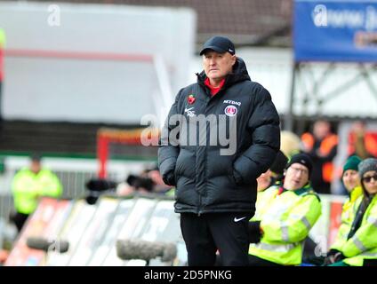 Russell Slade, direttore atletico di Charlton. Foto Stock