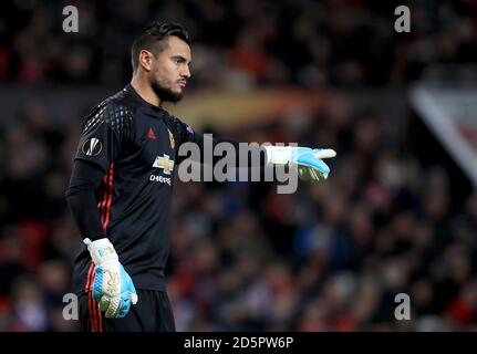 Sergio Romero, portiere di Manchester United Foto Stock