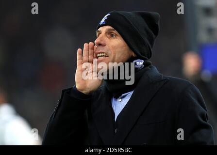 Birmingham City manager di Gianfranco ZOLA Foto Stock