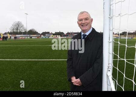 Presidente dell'Associazione di Calcio Greg Clarke. Foto Stock