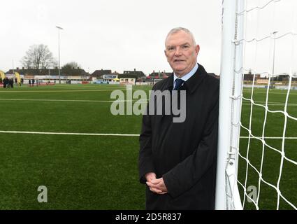 Presidente dell'Associazione di Calcio Greg Clarke. Foto Stock