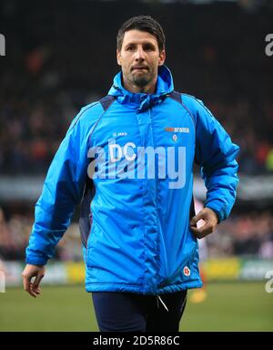 Danny Cowley, direttore di Lincoln City. Foto Stock