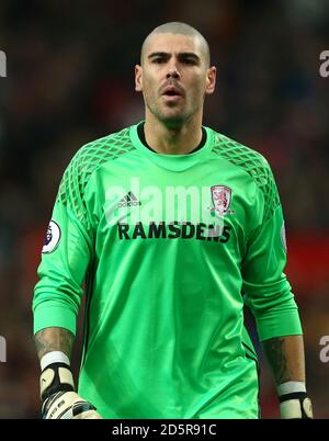 Middlesbrough il portiere Victor Valdes Foto Stock