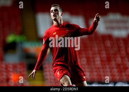 Brooks Lennon di Liverpool Foto Stock