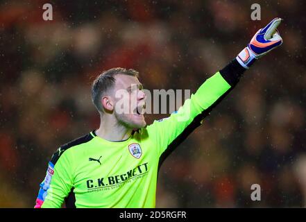 Barnsley portiere Adam Davies Foto Stock