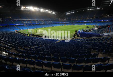 Vista generale dello Stadio Ethiad Foto Stock