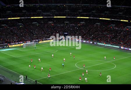 Una vista generale dello stadio di Wembley durante la EFL Cup Finale Foto Stock