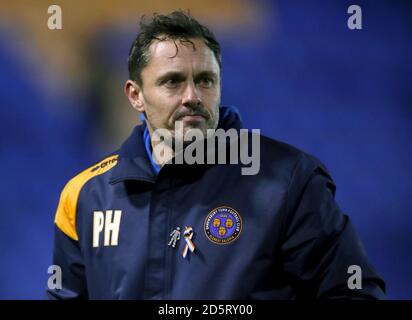 Paul Hurst, responsabile della città di Shrewsbury Foto Stock