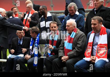 Inghilterra Manager Gareth Southgate durante la foto Foto Stock