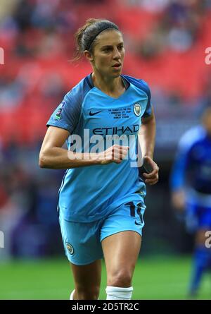 Manchester City's Carli Lloyd Foto Stock