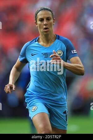 Manchester City's Carli Lloyd Foto Stock