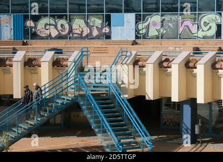 Stazione ferroviaria centrale, Sofia, Bulgaria Foto Stock