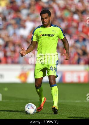 Derby County's Tom Huddlestone Foto Stock