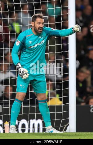 Derby County portiere Scott Carson Foto Stock