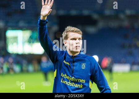 Brondby, Danimarca. 8 dicembre 2019. Sigurd Rosted di Broendby SE visto prima della partita 3F Superliga tra Broendby IF e FC Midtjylland al Brondby Stadium. (Photo credit: Gonzales Photo - Thomas Rasmussen). Foto Stock