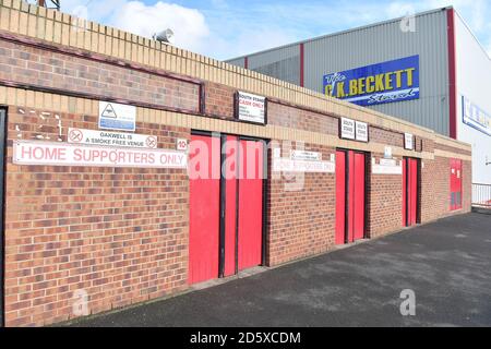 Una vista generale dell'Oakwell Stadium, casa di Barnsley Foto Stock