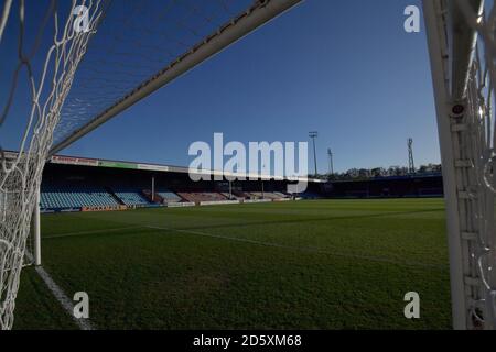 Vista generale di Glanford Park prima della partita Foto Stock