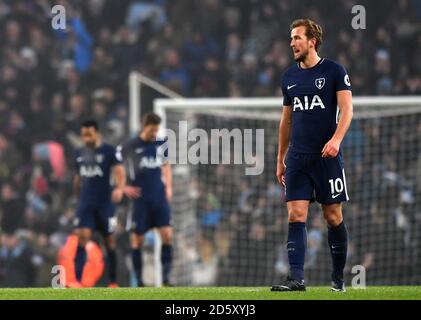 Harry Kane di Tottenham Hotspur sembra dejected Foto Stock