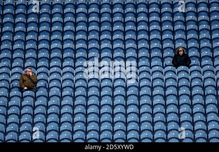 Tifosi negli stand della West Bromwich Albion's v Partita della Manchester United Premier League Foto Stock