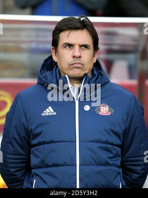 Sunderland manager Chris Coleman Foto Stock