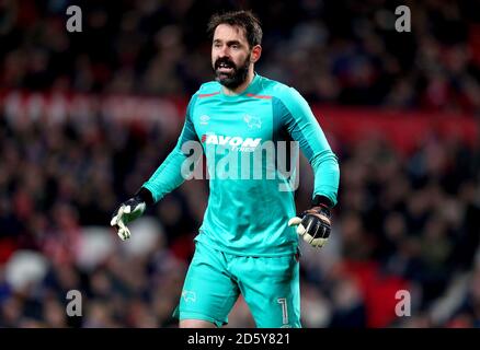 Derby County portiere Scott Carson Foto Stock