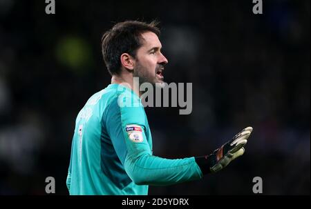 Derby County portiere Scott Carson Foto Stock