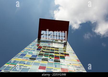 Germania, Duesseldorf, Media Harbour, Colorium Foto Stock