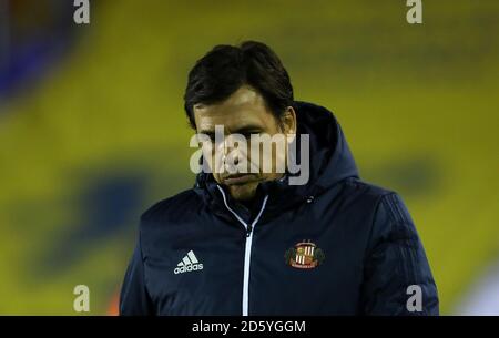 Chris Coleman, manager di Sunderland, sembra essere stato espulso Foto Stock