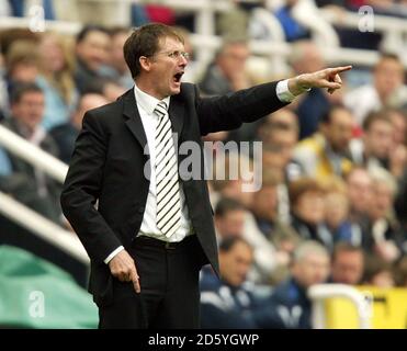 Glenn Roeder, manager della Newcastle United Foto Stock