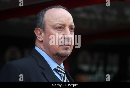 Newcastle United manager Rafael Benitez Foto Stock